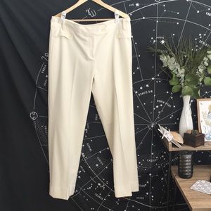 ann taylor loft petite white pants